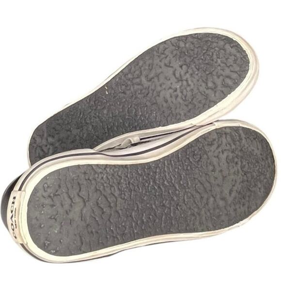 Coach Francesca 7200066/G14 Signature Logo Athletic Sneaker Size 6 Black - Picture 5 of 6